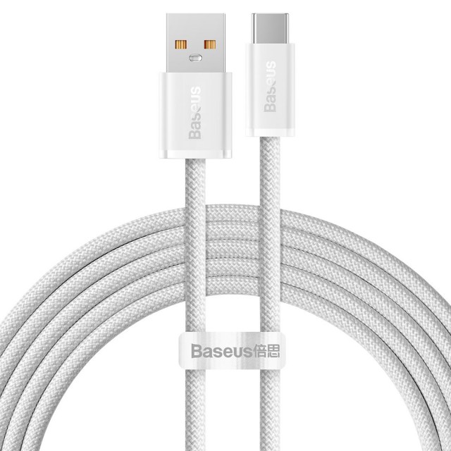 KABEL USB USB-C 100W 2M BASEUS DYNAMIC SERIES BIAŁY