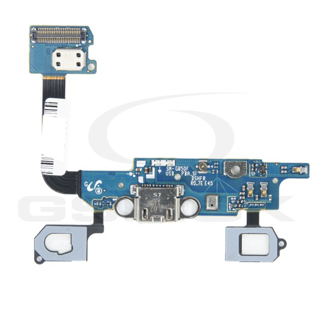 PŁYTKA/TAŚMA FLEX SAMSUNG G850 GALAXY ALPHA ZE ZŁĄCZEM ŁADOWANIA I MIKROFONEM GH96-07455A [ORYGINAŁ]