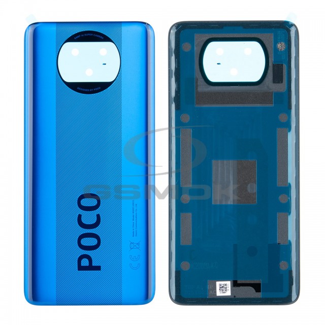 KLAPKA BATERII / OBUDOWA XIAOMI POCO X3 NIEBIESKA 55050000H46D ORYGINAŁ SERVICE PACK