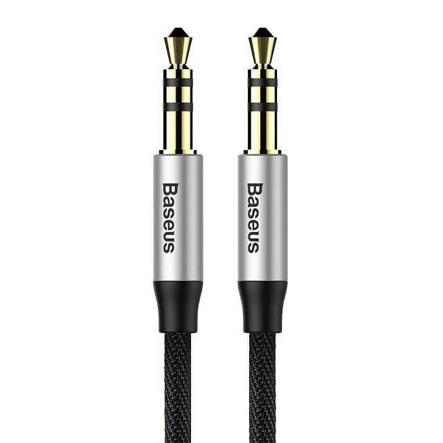 KABEL JACK 3.5MM - JACK 3.5MM 1.5M BASEUS YIVEN AUDIO M30 CAM30-CS1 CZARNY