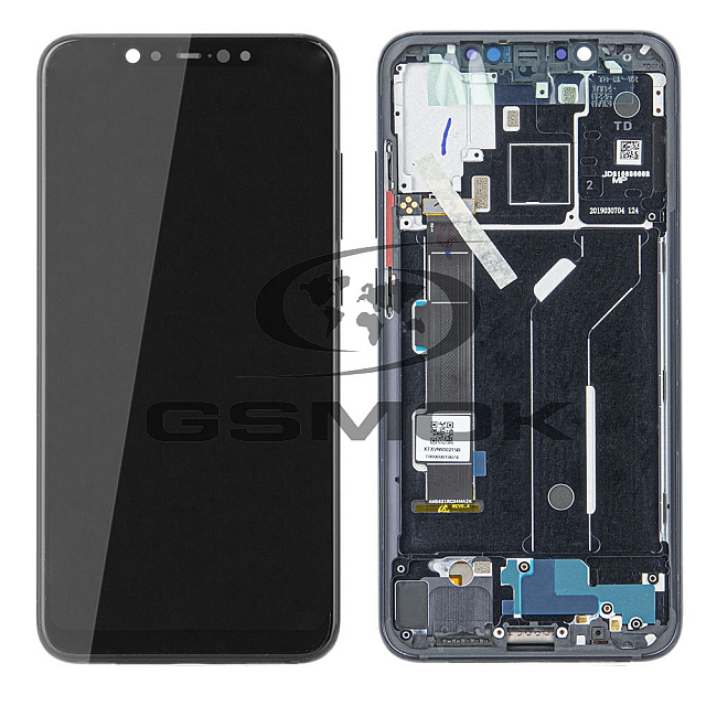 WYŚWIETLACZ LCD DO XIAOMI MI8 MI 8 Z RAMKĄ CZARNY 5606100400B6 ORYGINAŁ SERVICE PACK
