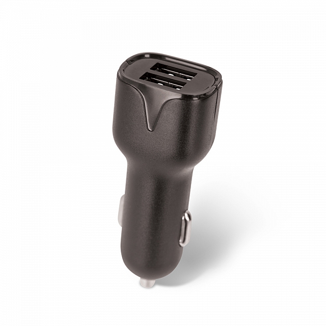 ŁADOWARKA SAMOCHODOWA MAXLIFE 2.4A 2XUSB MXCC-01 CZARNA