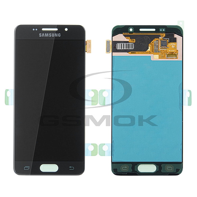 WYŚWIETLACZ LCD DO SAMSUNG A310 GALAXY A3 2016 CZARNY GH97-18249B GH97-19803B ORYGINAŁ SERVICE PACK