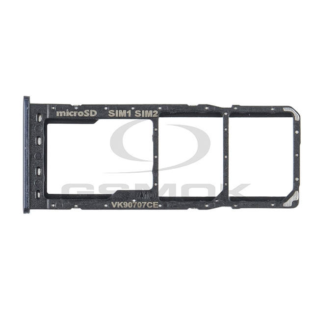 SZUFLADKA KARTY DUAL SIM I MICRO SD SAMSUNG A105 GALAXY A10 CZARNA