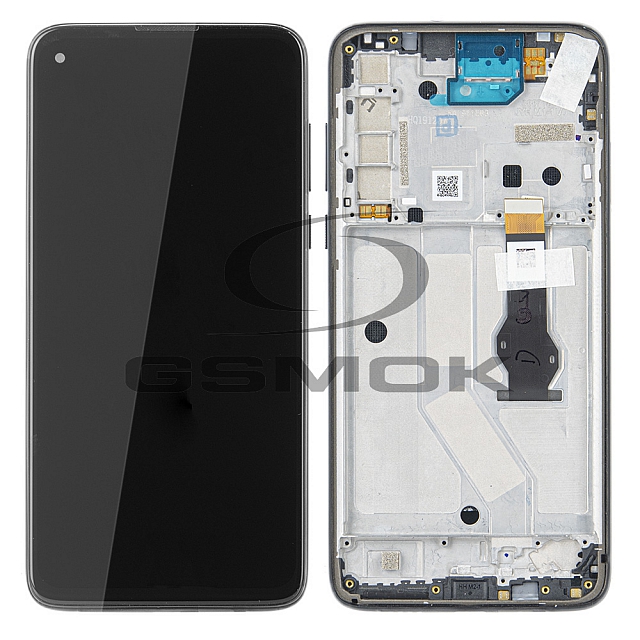 WYŚWIETLACZ LCD DO MOTOROLA MOTO G8 POWER XT2041 Z RAMKĄ CZARNY 5D68C16142 ORYGINAŁ SERVICE PACK