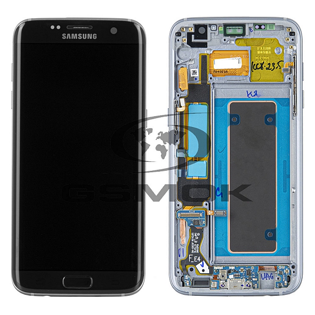 WYŚWIETLACZ LCD DO SAMSUNG G935 GALAXY S7 EDGE CZARNY Z RAMKĄ GH97-18533A GH97-18767A GH97-18775A GH97-18776A GH97-18594A ORYGINAŁ SERVICE PACK