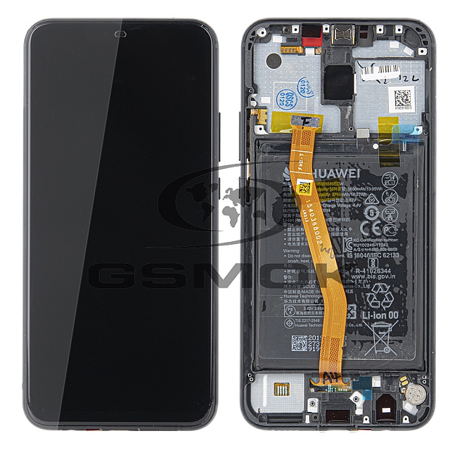 WYŚWIETLACZ LCD DO HUAWEI MATE 20 LITE Z RAMKĄ I BATERIĄ CZARNY 02352DFF 02352DKK 02352GTW ORYGINAŁ SERVICE PACK