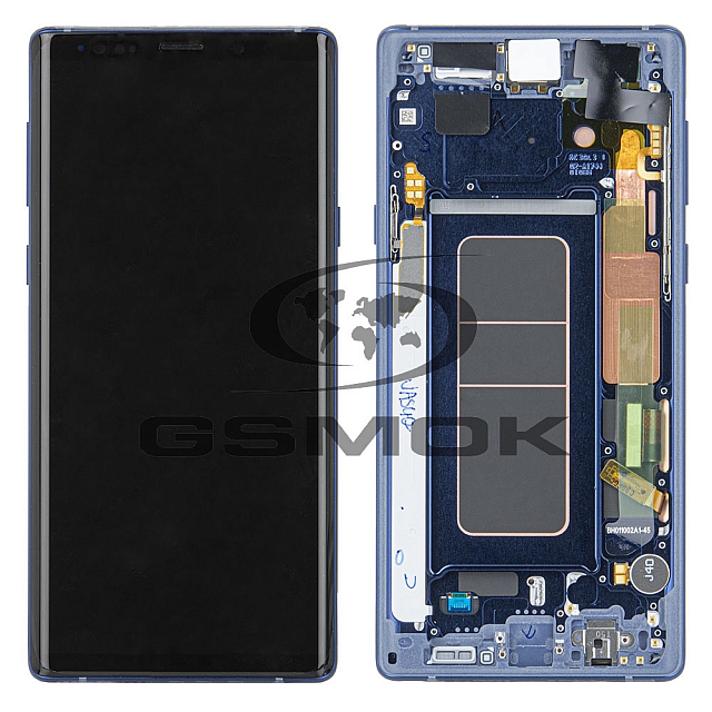 WYŚWIETLACZ LCD DO SAMSUNG N960 GALAXY NOTE 9 NIEBIESKI Z RAMKĄ GH97-22269B GH97-22270B GH82-23737B GH82-22272B GH97-23737B GH97-22272B ORYGINAŁ SERVICE PACK