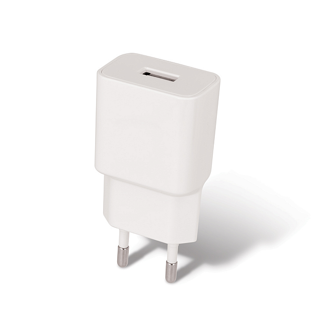 ŁADOWARKA SIECIOWA MAXLIFE 1A USB + KABEL MICRO USB BIAŁA