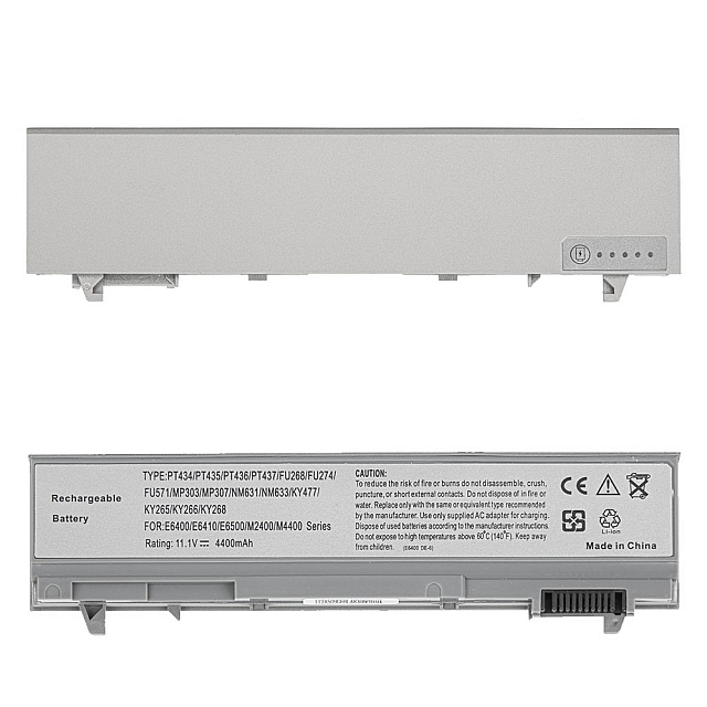 BATERIA DO LAPTOPA DELL PT434 W1193 E6400 E6410 E6500 E6510 4400MAH