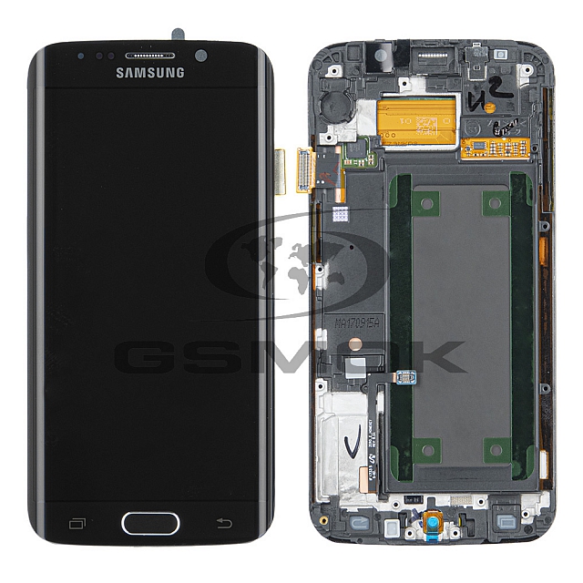 WYŚWIETLACZ LCD DO SAMSUNG G925 GALAXY S6 EDGE CZARNY GH97-17334A GH97-17162A GH97-17317A GH96-08223A ORYGINAŁ SERVICE PACK