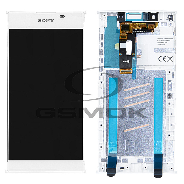 WYŚWIETLACZ LCD DO SONY SONY XPERIA L1 G3311 G3312 Z RAMKĄ BIAŁY U50047891 U50047931 A/8CS-81000-0002 ORYGINAŁ SERVICE PACK