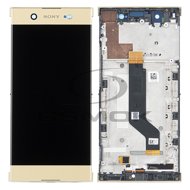 WYŚWIETLACZ LCD DO SONY XPERIA XA1 ULTRA G3221 Z RAMKĄ ZŁOTY U50050131 ORYGINAŁ SERVICE PACK
