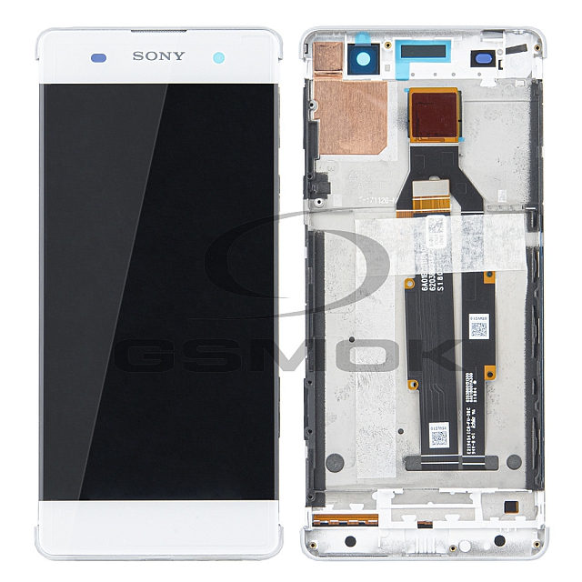 WYŚWIETLACZ LCD DO SONY XPERIA XA F3111 Z RAMKĄ BIAŁY U50043201 78PA3100030 78PA3100080 ORYGINAŁ SERVICE PACK