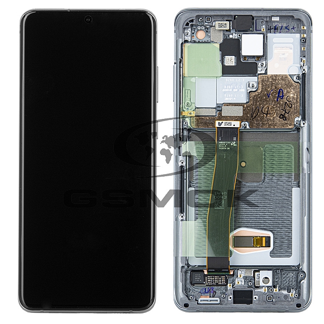 WYŚWIETLACZ LCD DO SAMSUNG G988 GALAXY S20 ULTRA SZARY Z BATERIĄ 82-24619B GH82-26037B ORYGINAŁ SERVICE PACK