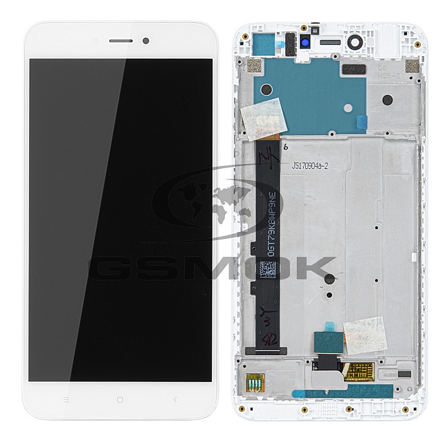 WYŚWIETLACZ LCD DO XIAOMI REDMI NOTE 5A Z RAMKĄ BIAŁY 560410006033 ORYGINAŁ SERVICE PACK