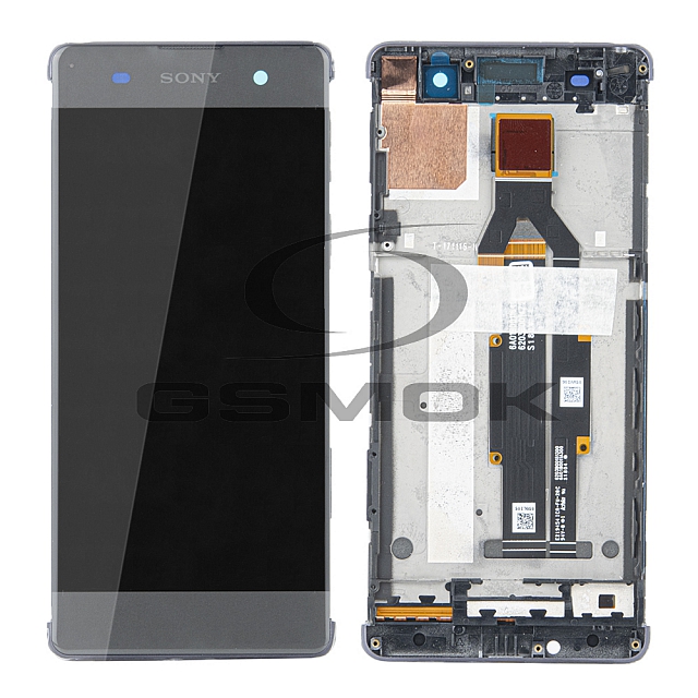 WYŚWIETLACZ LCD DO SONY XPERIA XA F3111 Z RAMKĄ CZARNY U50043191 78PA3100010 78PA3100090 ORYGINAŁ SERVICE PACK