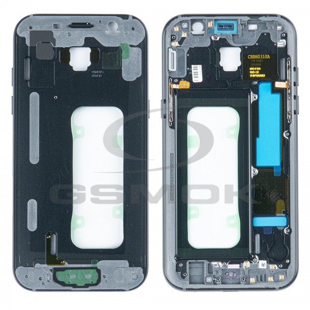 KORPUS SAMSUNG A520 GALAXY A5 2017 CZARNY GH96-10623A ORYGINAŁ SERVICE PACK