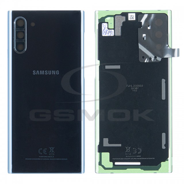 KLAPKA BATERII / OBUDOWA SAMSUNG N970 GALAXY NOTE 10 CZARNA GH82-20528A GH82-20784A ORYGINAŁ SERVICE PACK