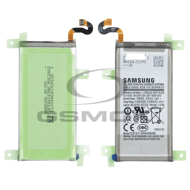 BATERIA SAMSUNG G950 GALAXY S8 EB-BG950ABE EB-BG950ABA GH43-04729A GH82-14642A GH82-14644A GH43-04732A GH43-04728A GH43-04731A 3000MAH ORYGINAŁ BULK