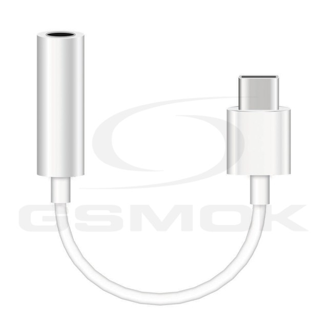 ADAPTER AUDIO HUAWEI TYP C DO JACK 3.5MM CM20 BIAŁY ORYGINAŁ