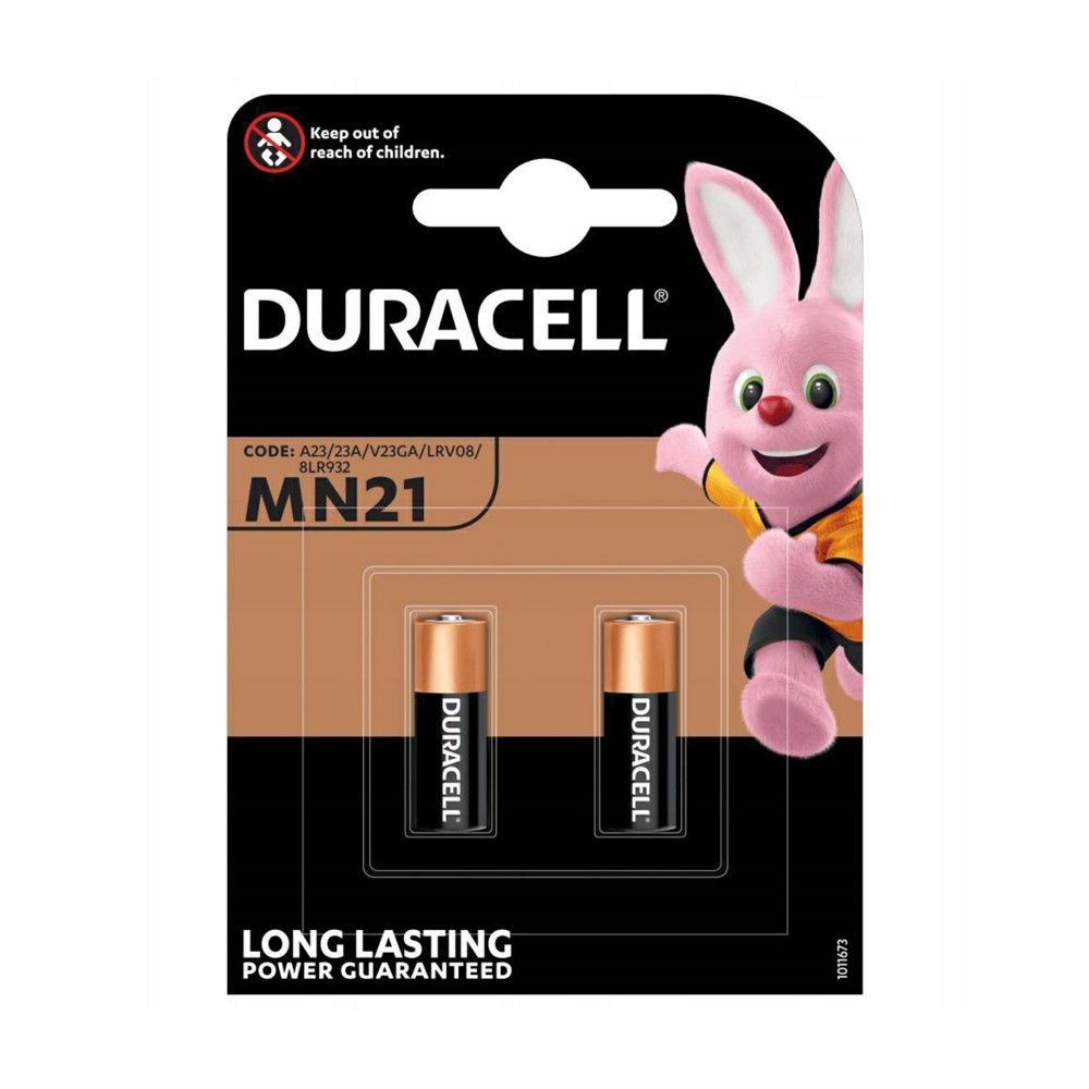 BATERIA ALKAICZNE SPECJALISTYCZNE DURACELL MN21 A23 V23GA 12V 2 SZT BLISTER