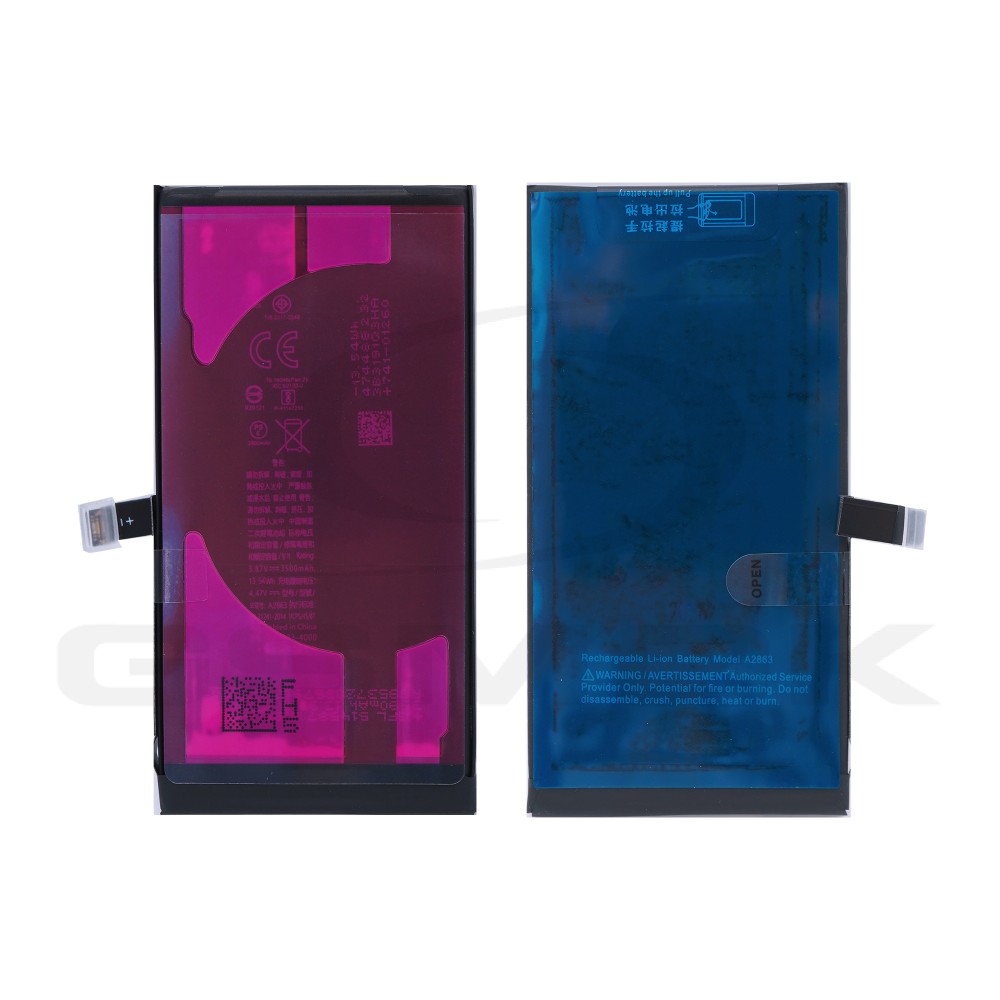BATERIA APPLE IPHONE 14 3500MAH RUN DIAGNOSTICS SHOWS GENUINE NEW
