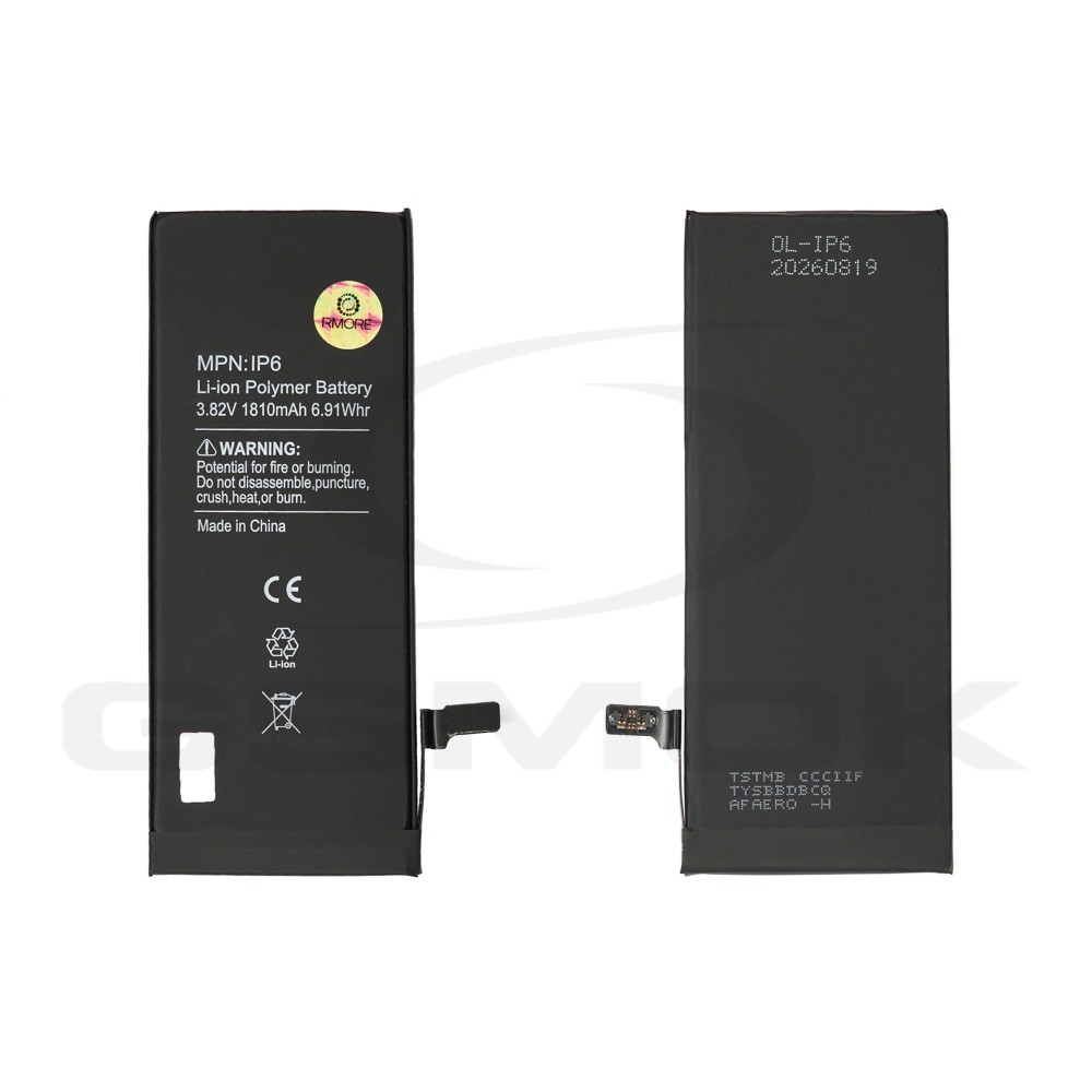 BATERIA APPLE IPHONE 6 1810MAH ORIGINAL BMS RMORE PREMIUM