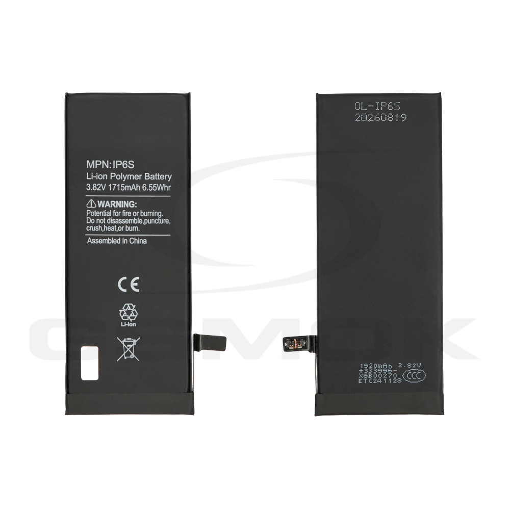 BATERIA APPLE IPHONE 6S 1715MAH ORIGINAL BMS RMORE PREMIUM