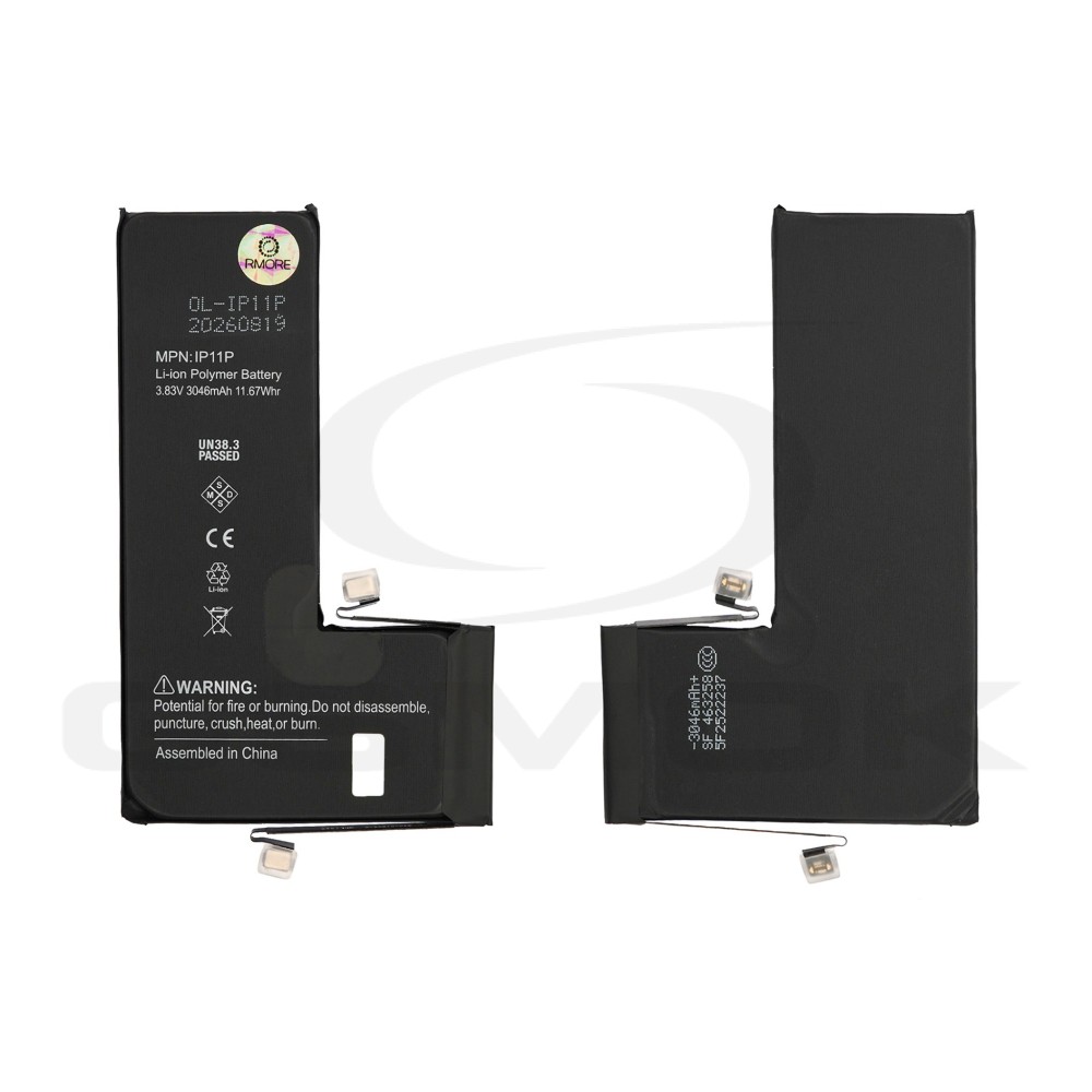 BATERIA DO APPLE IPHONE 11 PRO 3046MAH ORIGINAL BMS RMORE PREMIUM