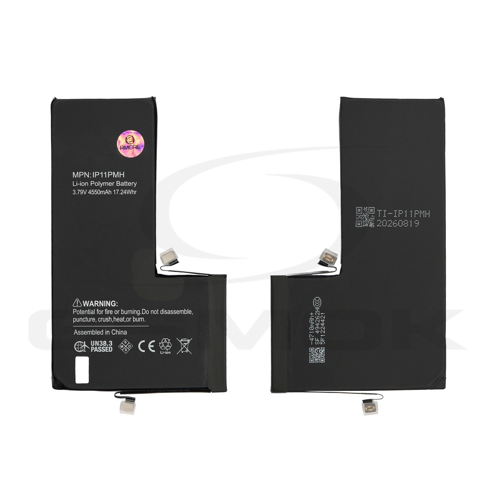 BATERIA DO APPLE IPHONE 11 PRO MAX Z UKŁADEM TI 4550MAH RMORE PREMIUM