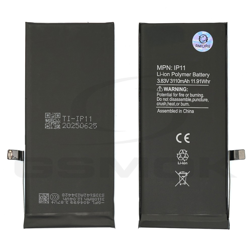 BATERIA DO APPLE IPHONE 11 Z UKŁADEM TI 3110MAH RMORE PREMIUM