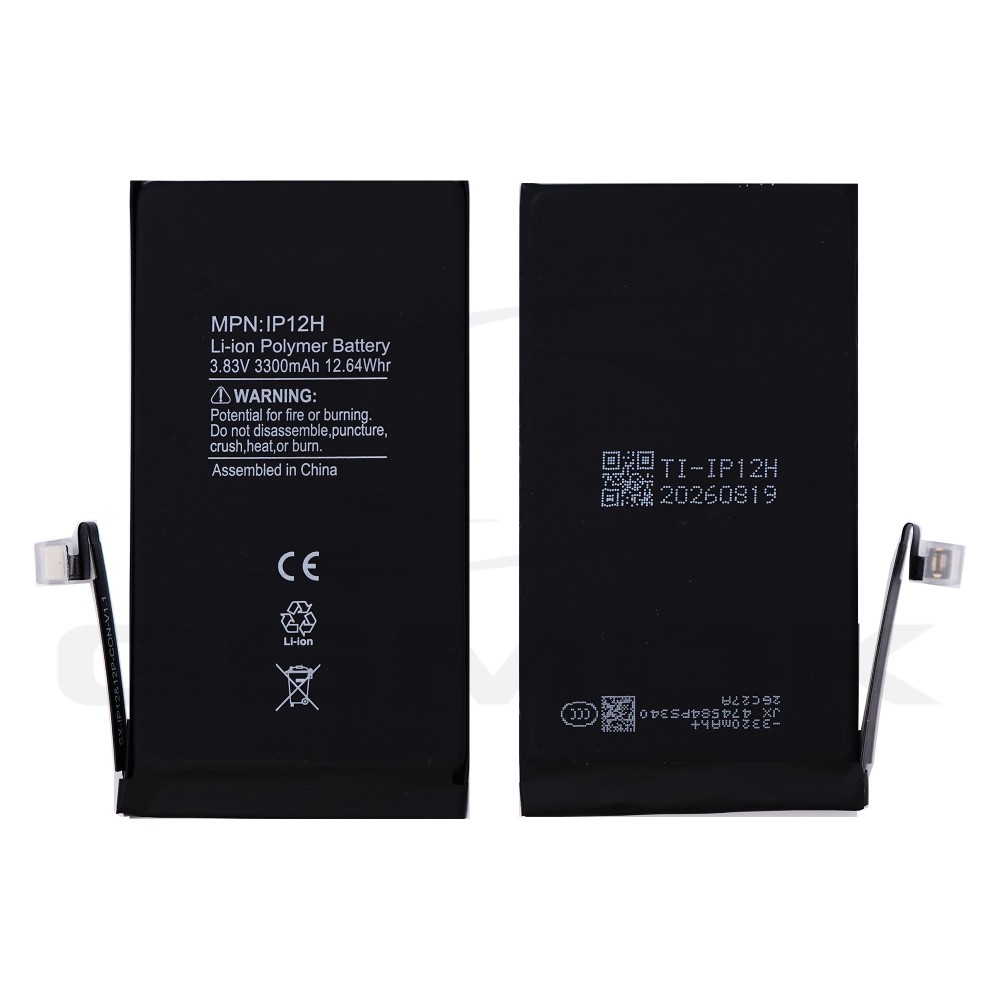 BATERIA DO APPLE IPHONE 12 / 12 PRO Z UKŁADEM TI 3300MAH RMORE PREMIUM