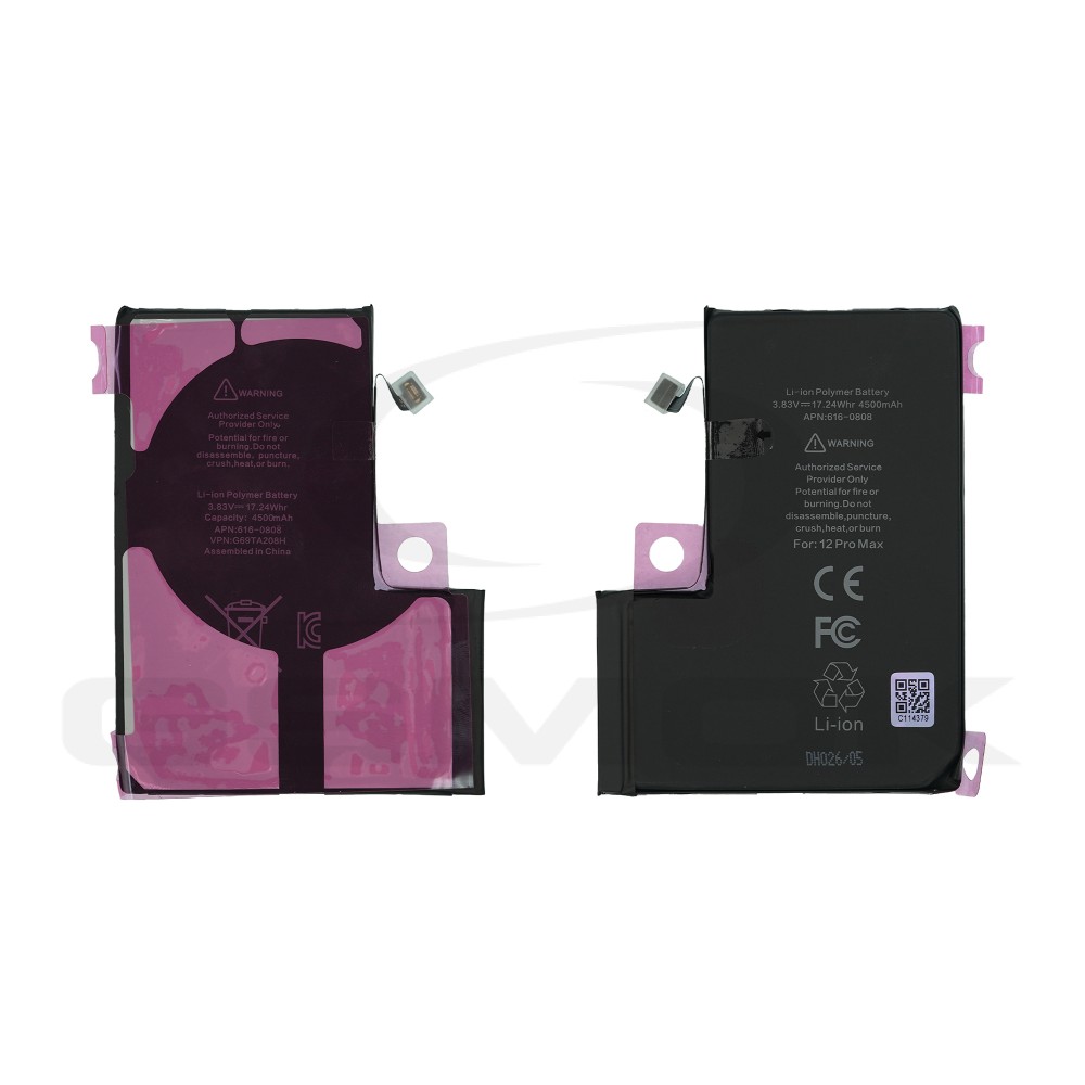 BATERIA DO APPLE IPHONE 12 PRO MAX Z UKŁADEM TI O POWIĘKSZONEJ POJEMNOŚĆI 4500MAH
