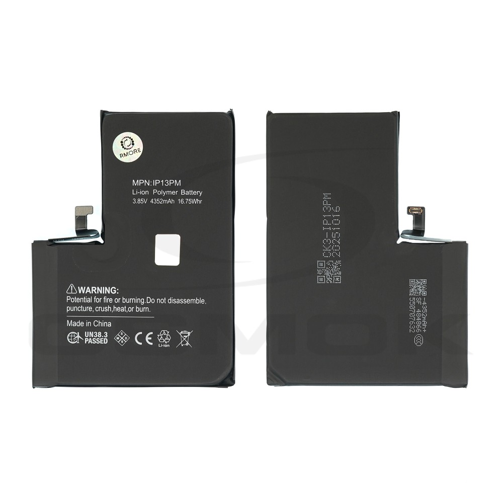BATERIA DO APPLE IPHONE 13 PRO MAX 4352MAH DIAGNOSABLE RMORE PREMIUM
