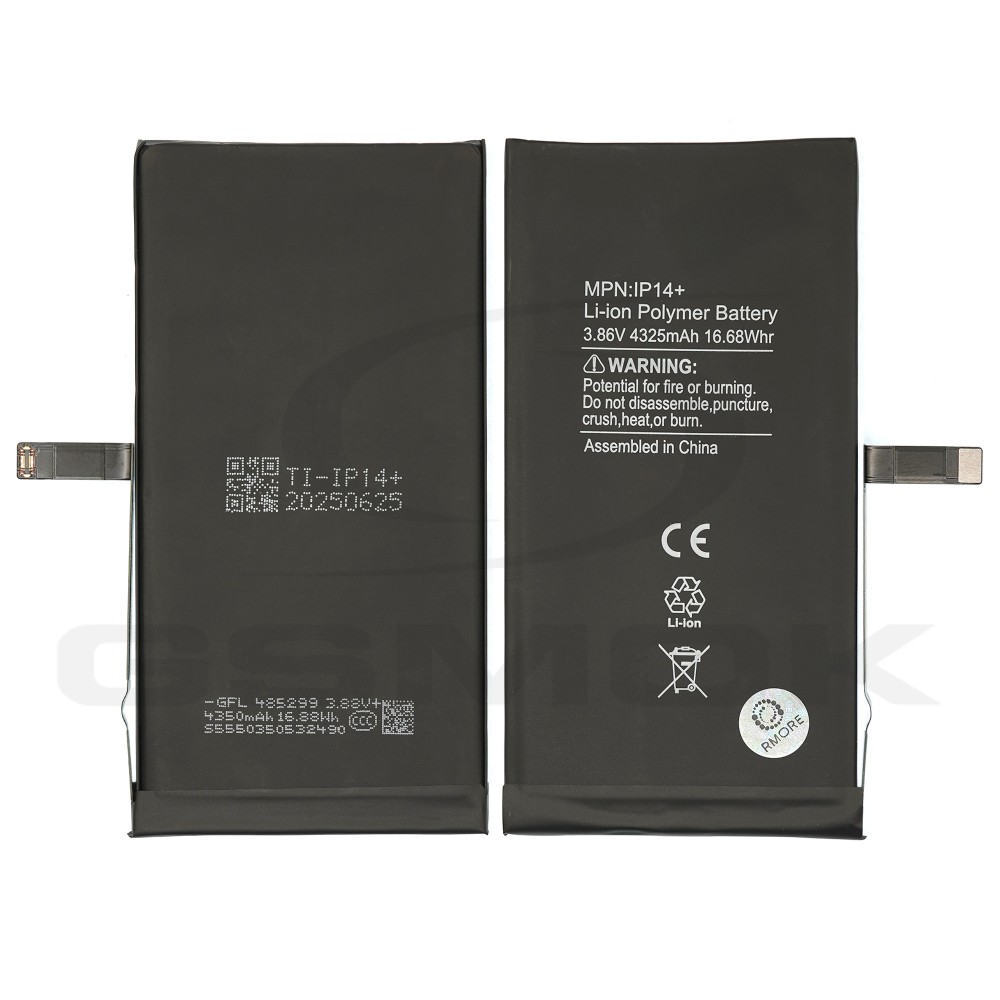 BATERIA DO APPLE IPHONE 14 PLUS Z UKŁADEM TI 4325MAH RMORE PREMIUM