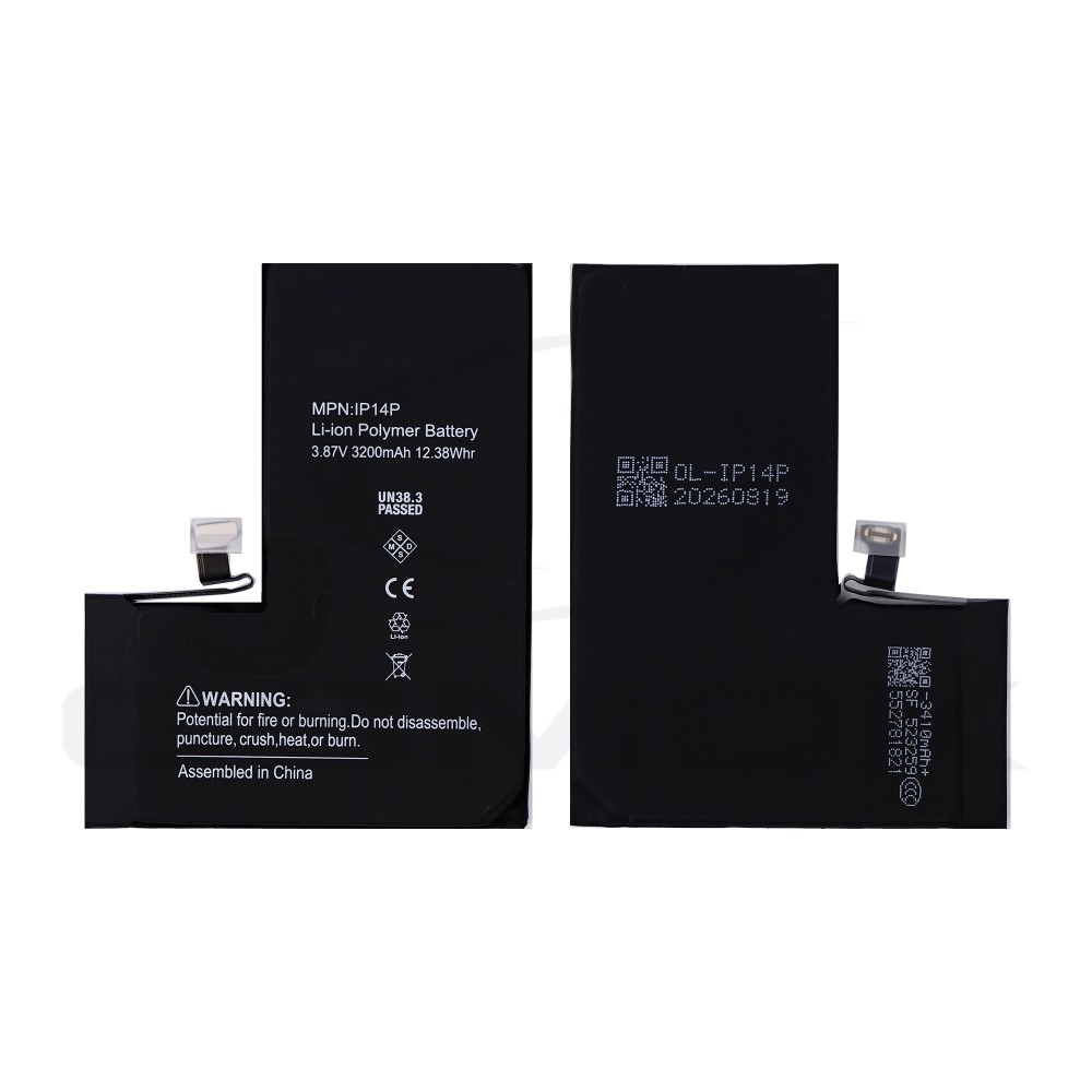 BATERIA DO APPLE IPHONE 14 PRO 3200MAH ORIGINAL BMS RMORE PREMIUM