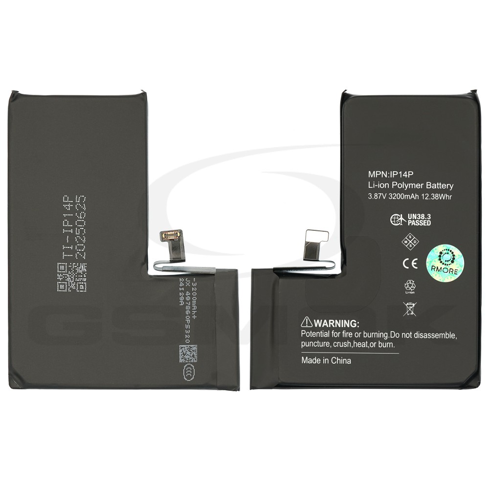 BATERIA DO APPLE IPHONE 14 PRO Z UKŁADEM TI 3200MAH RMORE PREMIUM