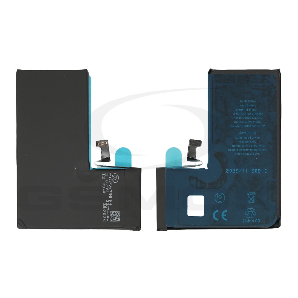 BATERIA DO APPLE IPHONE 15 PRO 3274MAH DIAGNOSABLE