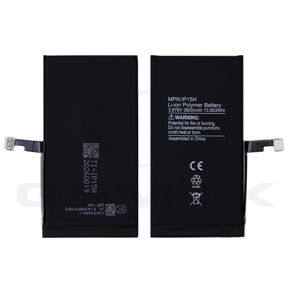 BATERIA DO APPLE IPHONE 15 Z UKŁADEM TI 3600MAH RMORE PREMIUM