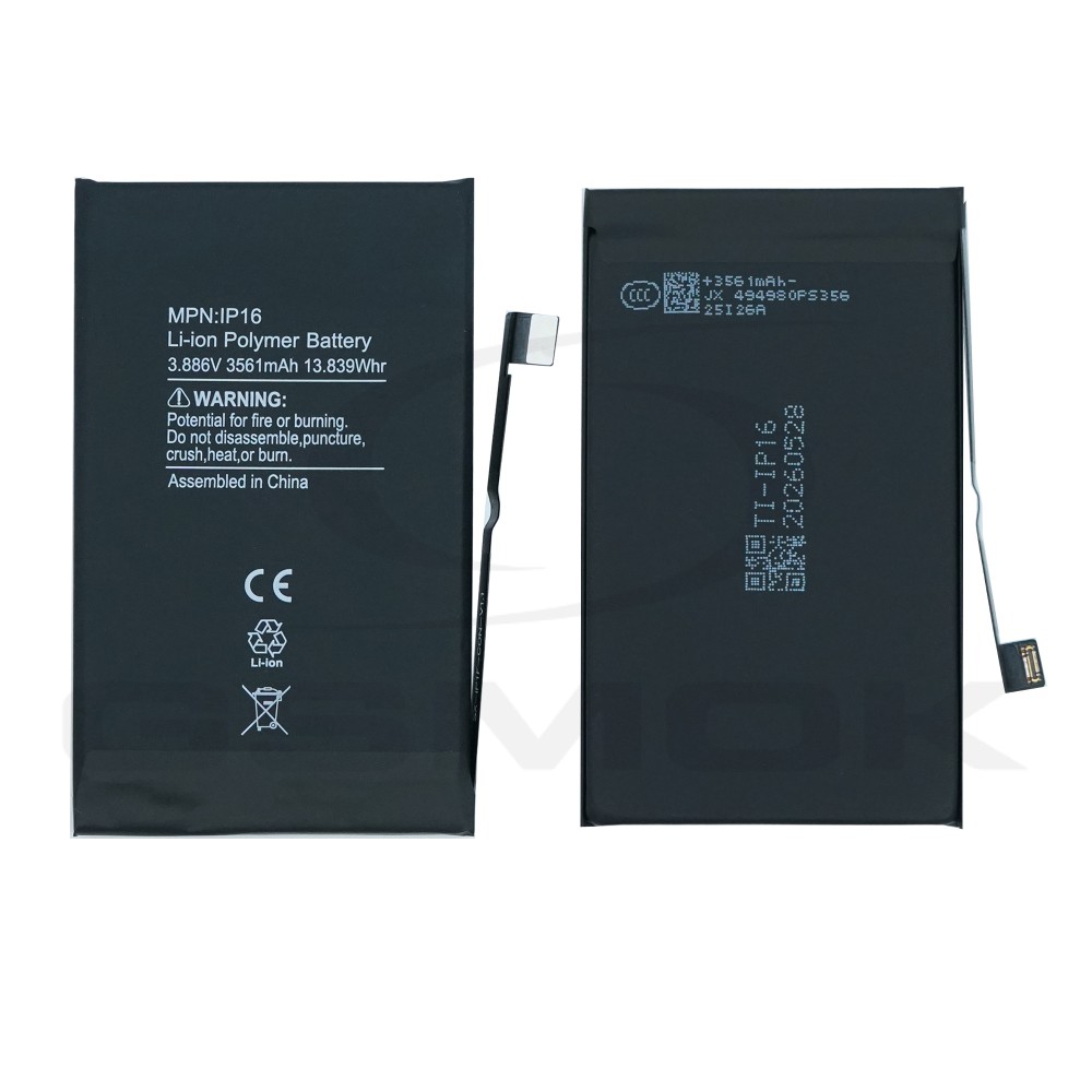 BATERIA DO APPLE IPHONE 16 Z UKŁADEM TI 3561MAH RMORE PREMIUM