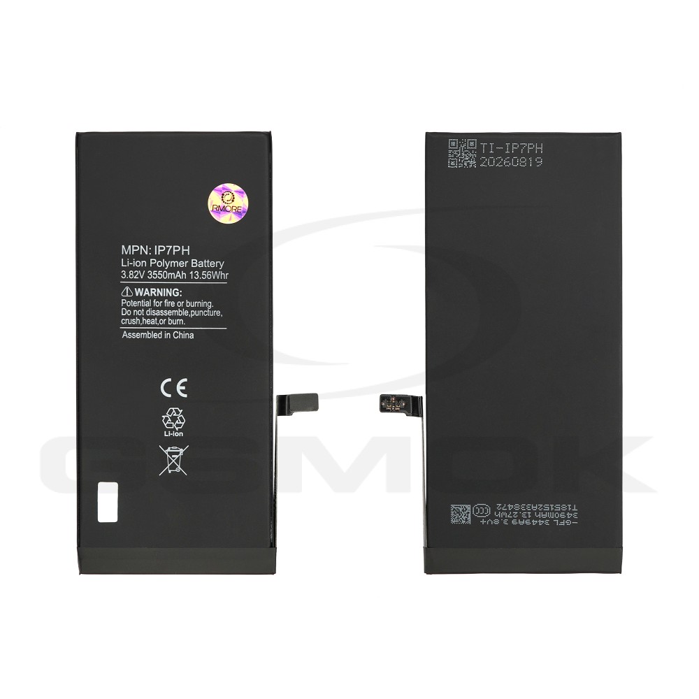 BATERIA DO APPLE IPHONE 7 PLUS Z UKŁADEM TI 3550MAH RMORE PREMIUM