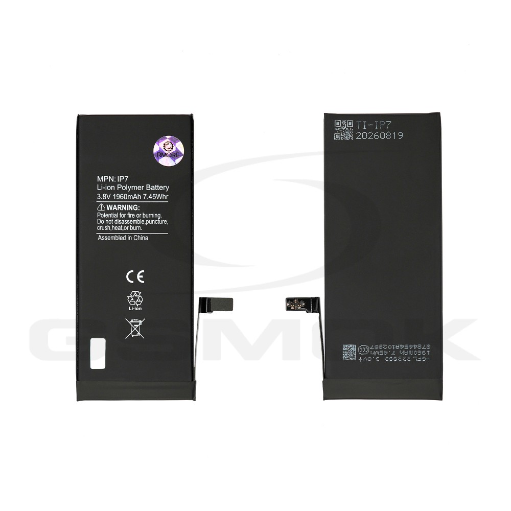 BATERIA DO APPLE IPHONE 7 Z UKŁADEM TI 1960MAH RMORE PREMIUM