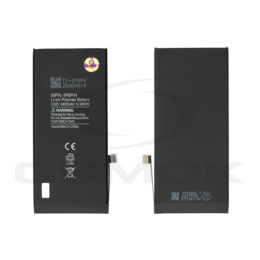 BATERIA DO APPLE IPHONE 8 PLUS Z UKŁADEM TI 3400MAH RMORE PREMIUM