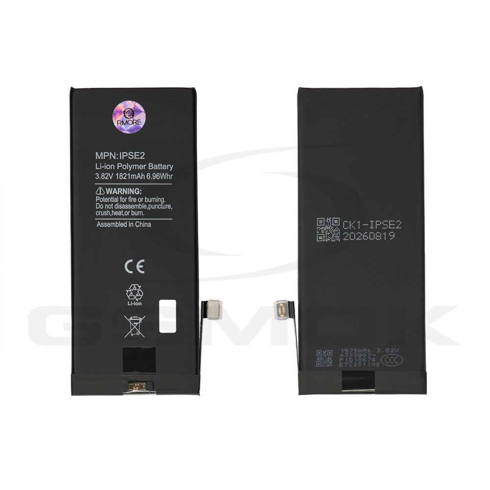 BATERIA DO APPLE IPHONE SE 2020 1821MAH CRACK BMS - NO MESSAGE RMORE PREMIUM