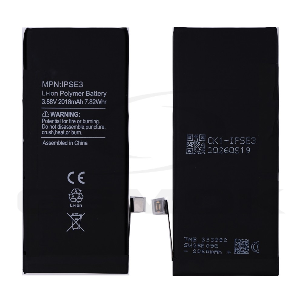 BATERIA DO APPLE IPHONE SE 2022 SE3 2018MAH CRACK BMS - NO MESSAGE RMORE PREMIUM
