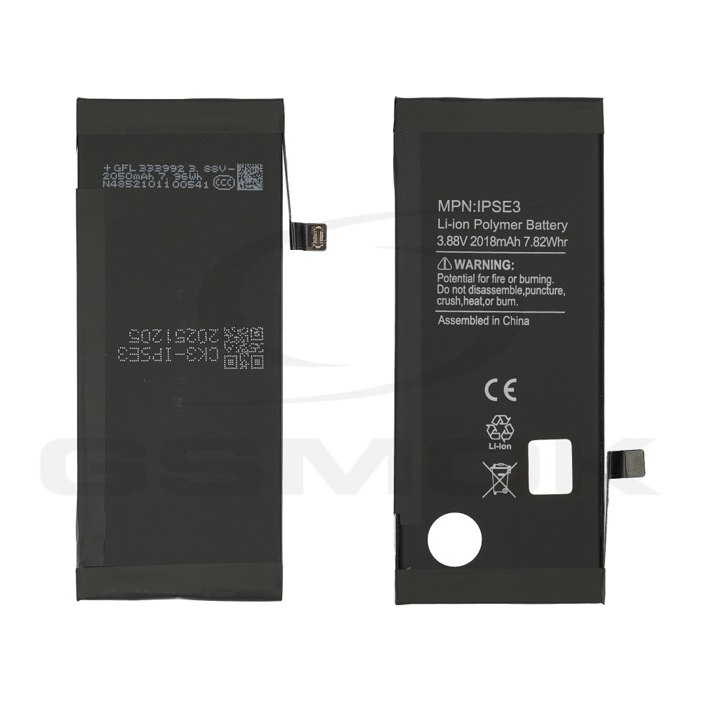 BATERIA DO APPLE IPHONE SE 2022 SE3 2018MAH DIAGNOSABLE RMORE PREMIUM