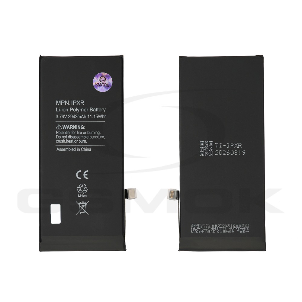 BATERIA DO APPLE IPHONE XR Z UKŁADEM TI 2942MAH RMORE PREMIUM