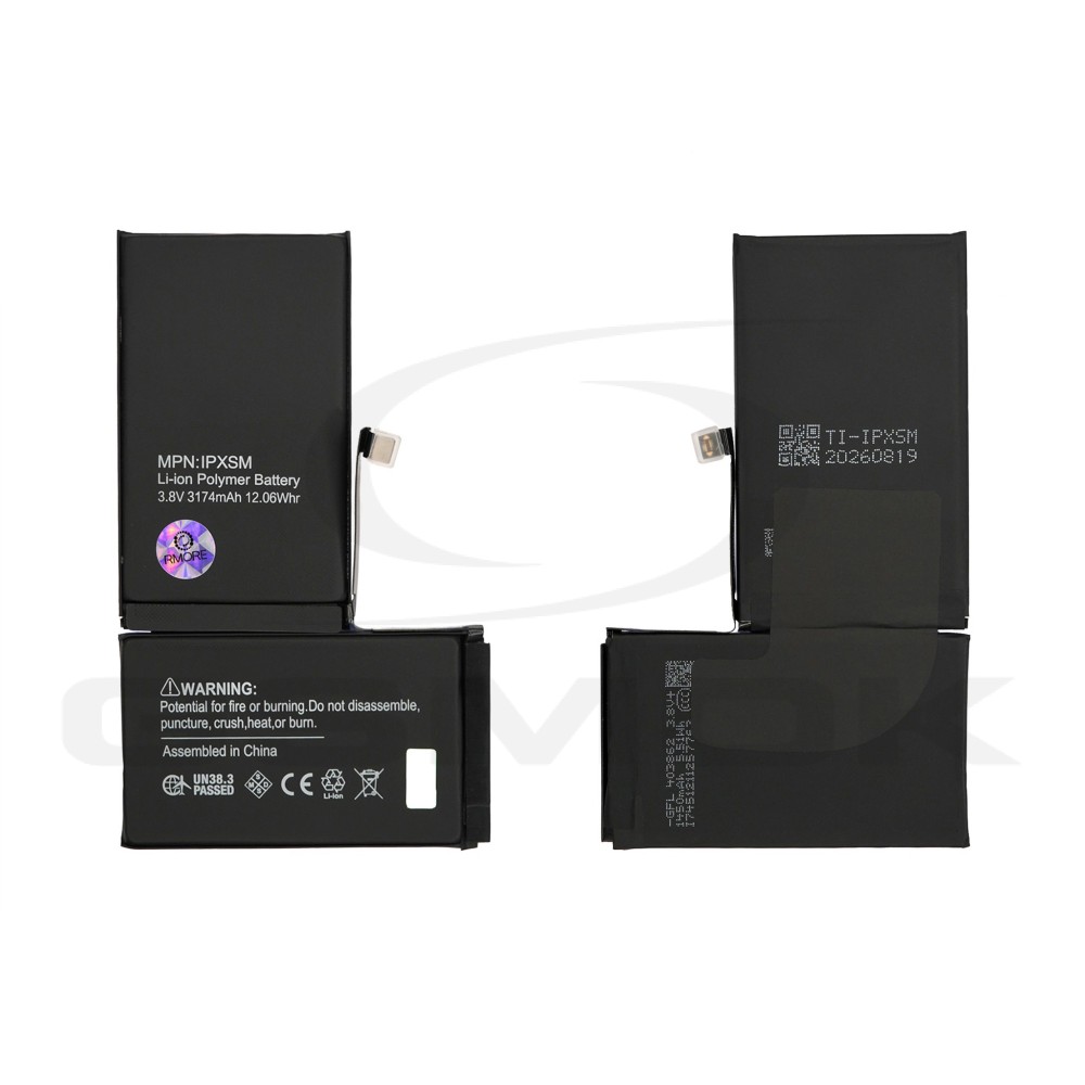 BATERIA DO APPLE IPHONE XS MAX Z UKŁADEM TI 3174MAH RMORE PREMIUM