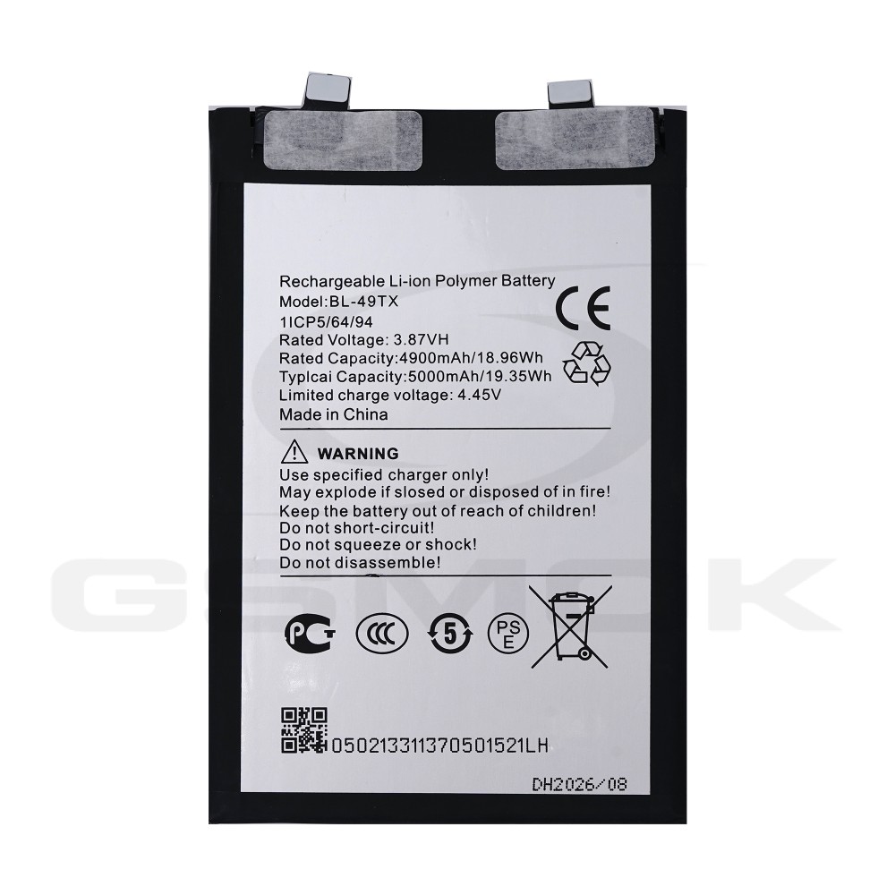 BATERIA DO INFINIX NOTE 30 4G 5G 49TX 5000MAH